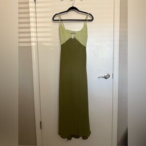 NWT Abercrombie & Fitch Green Maxi Dress